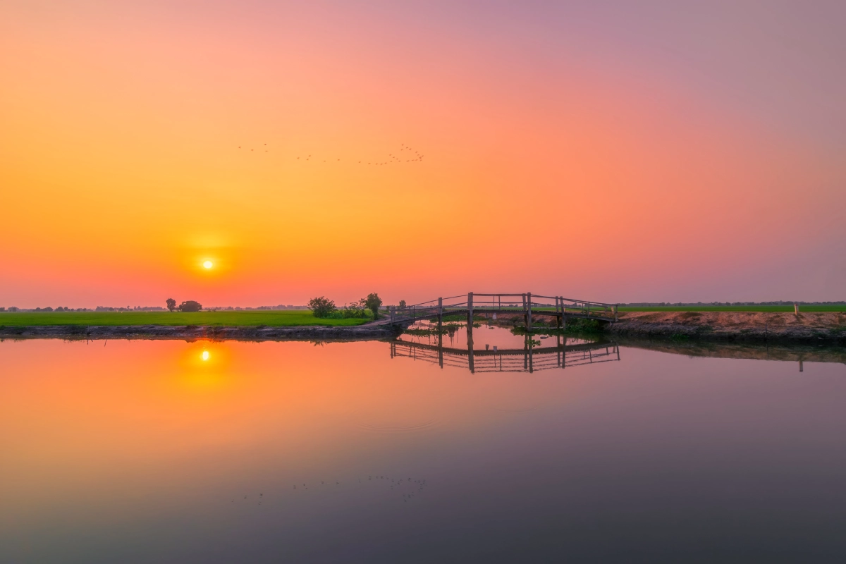 Asia River Cruise - sunset